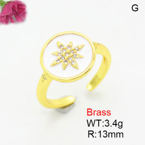 Fashion Brass Ring  F3R400873aajo-G030