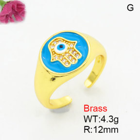 Fashion Brass Ring  F3R400890aajo-G030