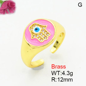 Fashion Brass Ring  F3R400892aajo-G030
