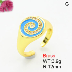 Fashion Brass Ring  F3R400895aajo-G030