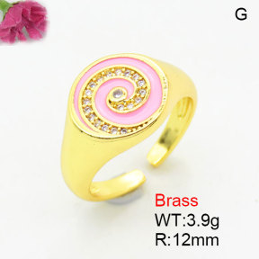 Fashion Brass Ring  F3R400898aajo-G030