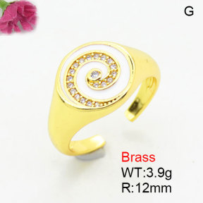 Fashion Brass Ring  F3R400899aajo-G030