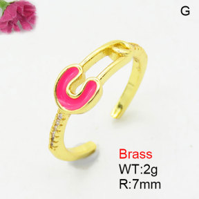 Fashion Brass Ring  F3R400911aaio-G030
