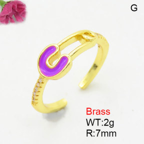 Fashion Brass Ring  F3R400912aaio-G030