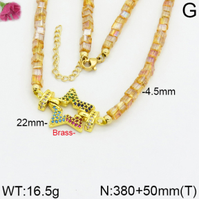 Fashion Brass Necklace  F2N400003vhov-J09