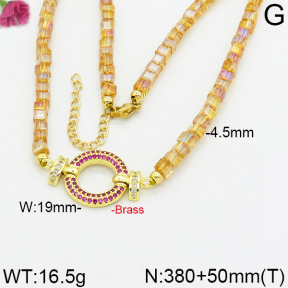 Fashion Brass Necklace  F2N400004vhov-J09