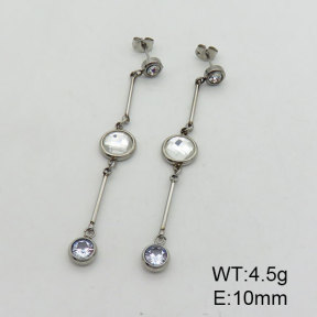 SS Earrings  3E4003335bhil-706