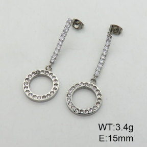 SS Earrings  3E4003337bhia-706