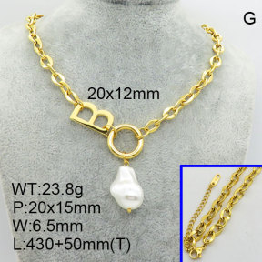 SS Necklace  3N3000998vhol-706