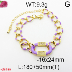 Fashion Brass Bracelet  F2B400002vhmv-J40