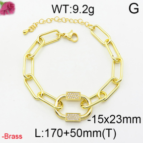 Fashion Brass Bracelet  F2B400016ahlv-J40