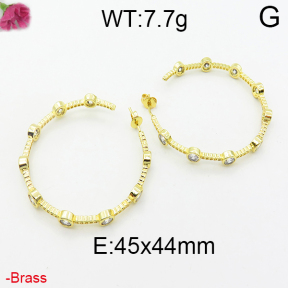 Fashion Brass Earrings  F2E400001vhov-J40