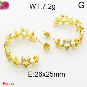 Fashion Brass Earrings  F2E400003vhov-J40