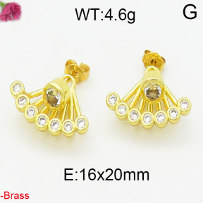 Fashion Brass Earrings  F2E400009vhkb-J40