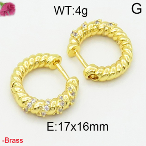 Fashion Brass Earrings  F2E400011vhkb-J40