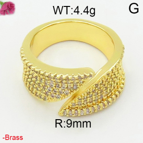 Fashion Brass Ring  F2R400005ahjb-J40
