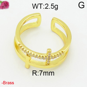 Fashion Brass Ring  F2R400011vhha-J40