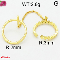 Fashion Brass Ring  F2R400017ahjb-J40