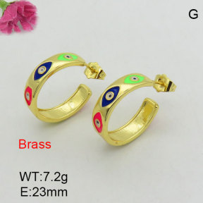 Fashion Brass Earrings  F3E300971bhia-J111
