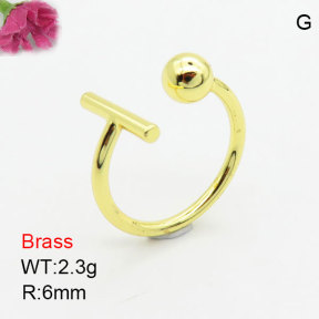 Fashion Brass Ring  F3R200104bbov-J111