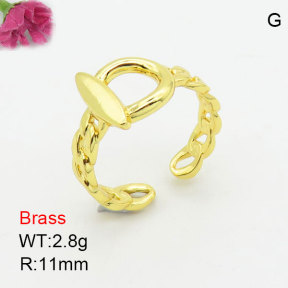 Fashion Brass Ring  F3R200107bbov-J111