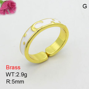 Fashion Brass Ring  F3R300155bbov-J111