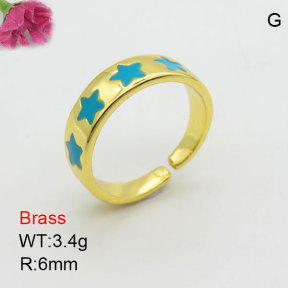 Fashion Brass Ring  F3R300157vbpb-J111