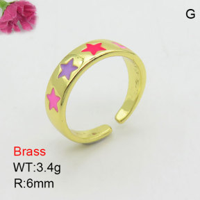 Fashion Brass Ring  F3R300158vbpb-J111