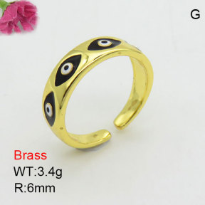 Fashion Brass Ring  F3R300161vbpb-J111