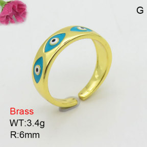 Fashion Brass Ring  F3R300163vbpb-J111