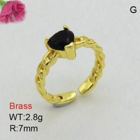 Fashion Brass Ring  F3R400931bbov-J111