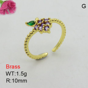 Fashion Brass Ring  F3R400935bbov-J111
