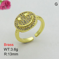 Fashion Brass Ring  F3R400939bbov-J111