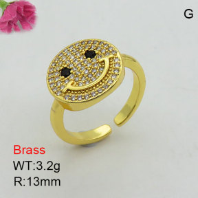 Fashion Brass Ring  F3R400940bbov-J111