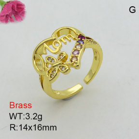 Fashion Brass Ring  F3R400941vbpb-J111