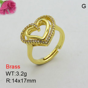 Fashion Brass Ring  F3R400942bhva-J111