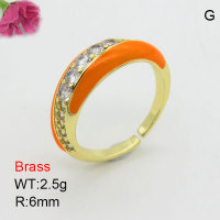 Fashion Brass Ring  F3R400943bhva-J111