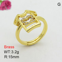 Fashion Brass Ring  F3R400946vbpb-J111