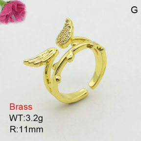 Fashion Brass Ring  F3R400947vbpb-J111
