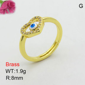 Fashion Brass Ring  F3R400950vbpb-J111