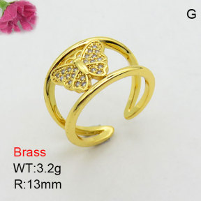 Fashion Brass Ring  F3R400959bbov-J111