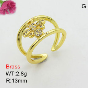 Fashion Brass Ring  F3R400960bbov-J111