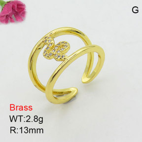 Fashion Brass Ring  F3R400962bbov-J111