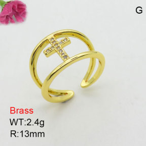 Fashion Brass Ring  F3R400963bbov-J111
