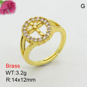 Fashion Brass Ring  F3R400964vbpb-J111