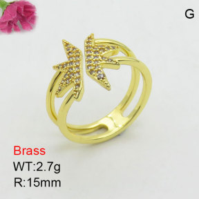 Fashion Brass Ring  F3R400966bhva-J111
