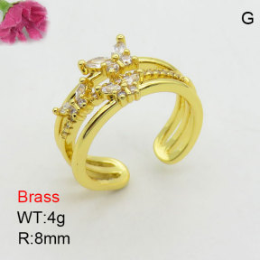 Fashion Brass Ring  F3R400968bhva-J111
