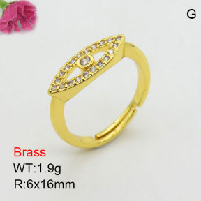Fashion Brass Ring  F3R400969vbpb-J111