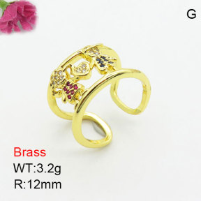 Fashion Brass Ring  F3R400971vbpb-J111