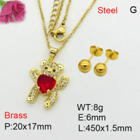 Fashion Brass Sets  F3S008569vhha-J111